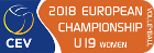 Volleybal - Europees Kampioenschap Dames U-19 - Groep A - 2018